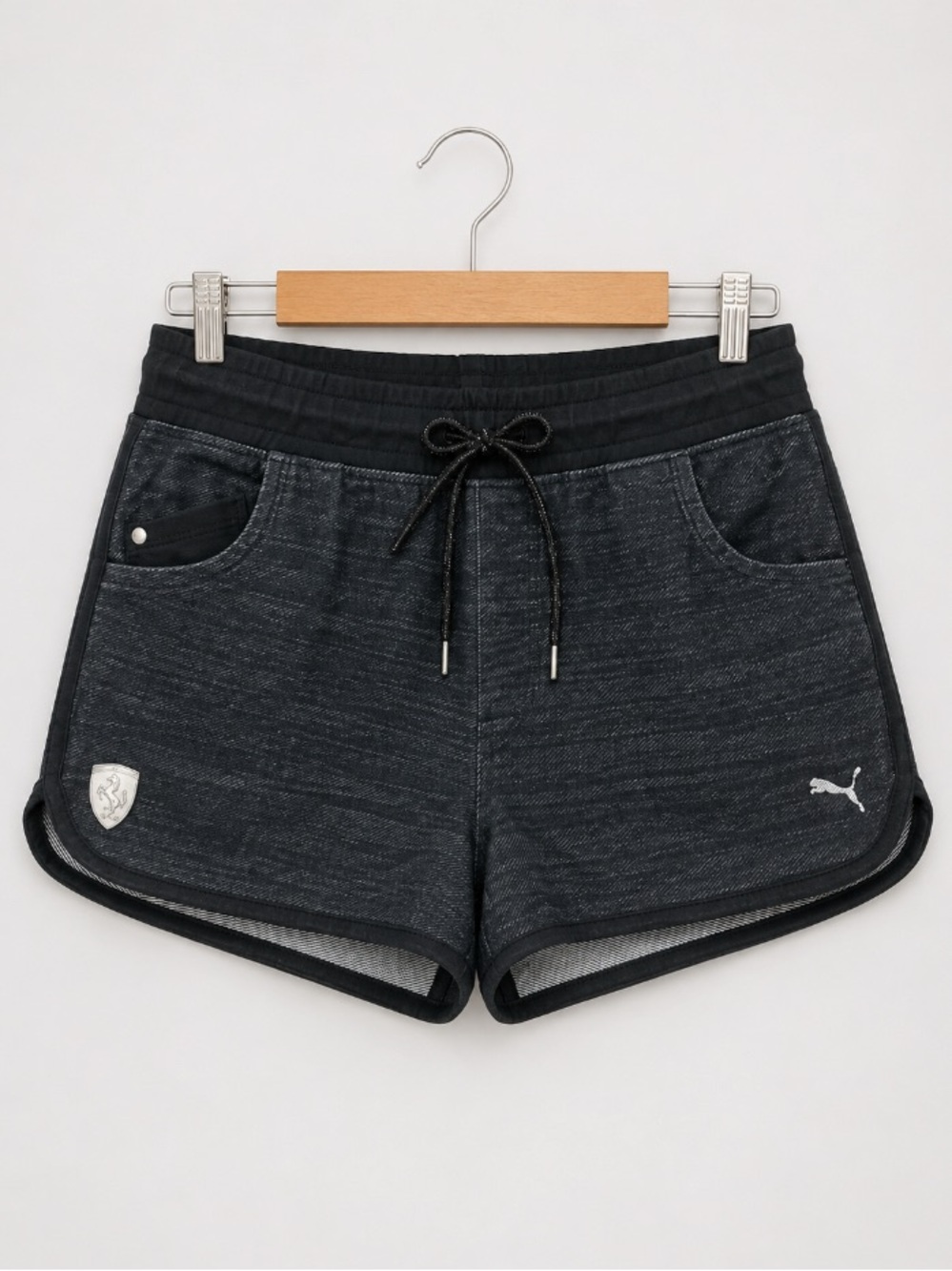 Puma x Ferrari Black Athletic Shorts